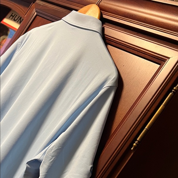 Brand New Peter Millar Summer Comfort Crown Sport Sun UPF 50+ Light Blue Polo! - Picture 12 of 15